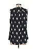 Not Your Daughter's Jeans 100% Polyester Black Sleeveless Blouse Size S - photo 2