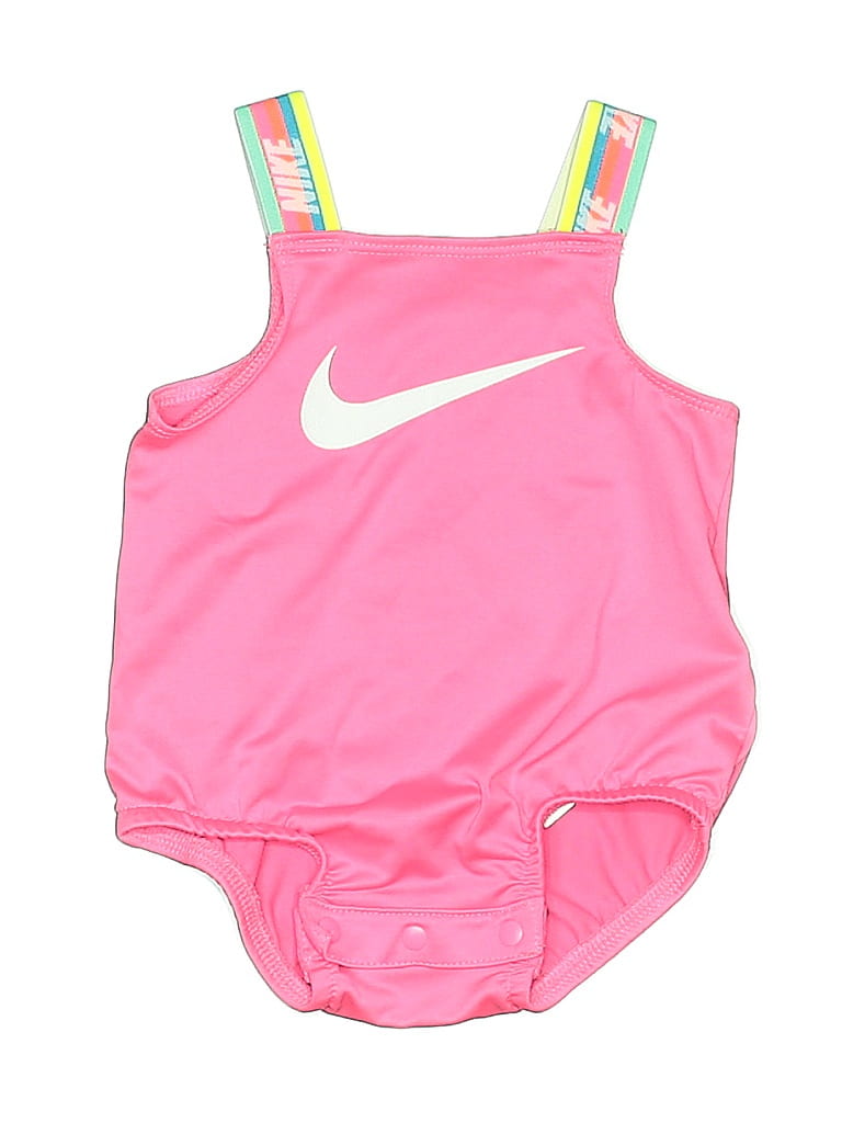 Click to view more detailed imagery on our partner's website Pre-owned Nike Babies' One Piece Swimsuit In Pink