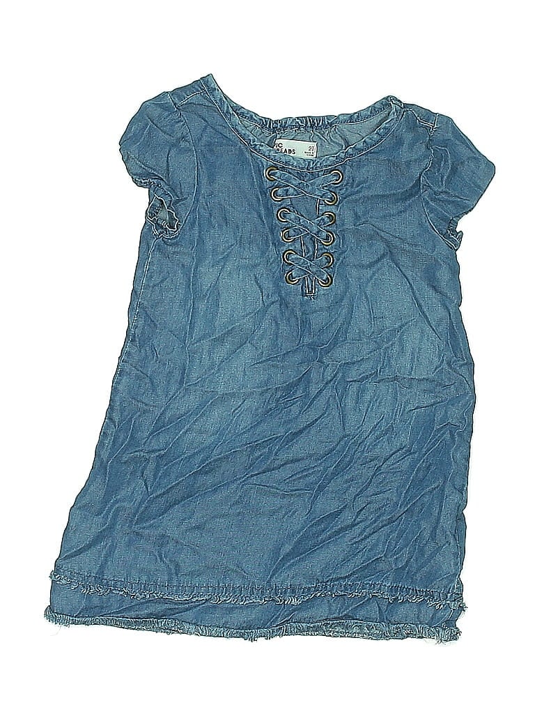Pre-owned Epic Threads Kids' Dress In Blue