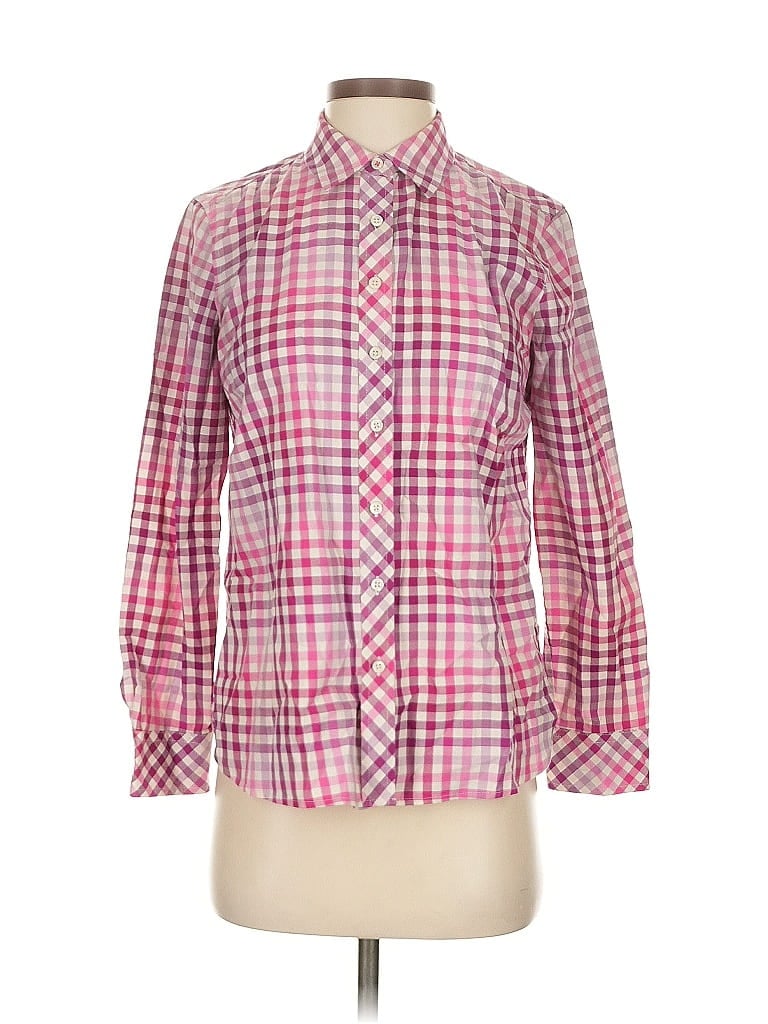 Click to view more detailed imagery on our partner's website Pre-owned Talbots Long Sleeve Button Down Shirt In Pink