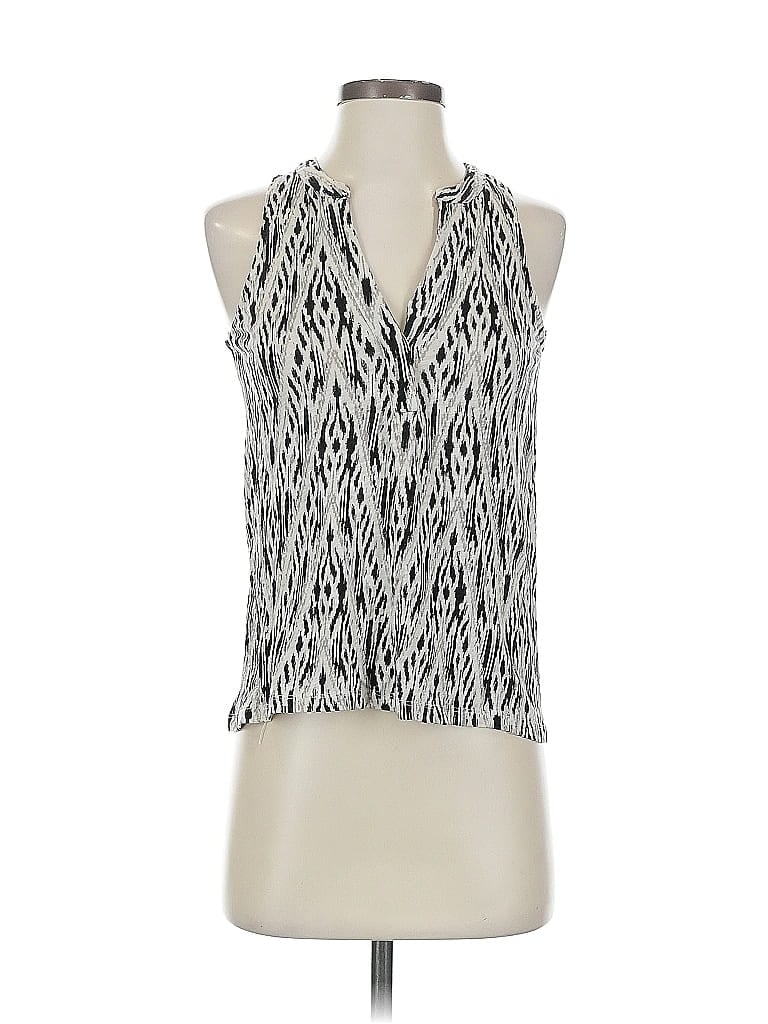 Pre-owned Soft Joie Sleeveless Blouse In Silver