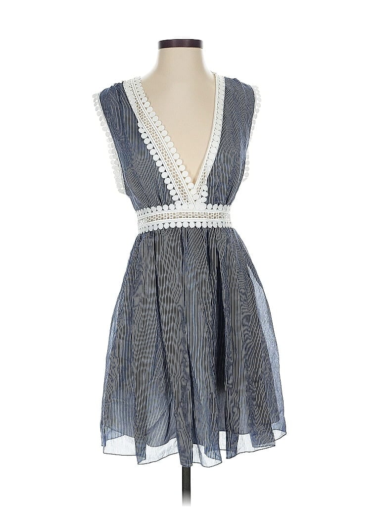 Pre-owned Sandro Cocktail Dress In Blue