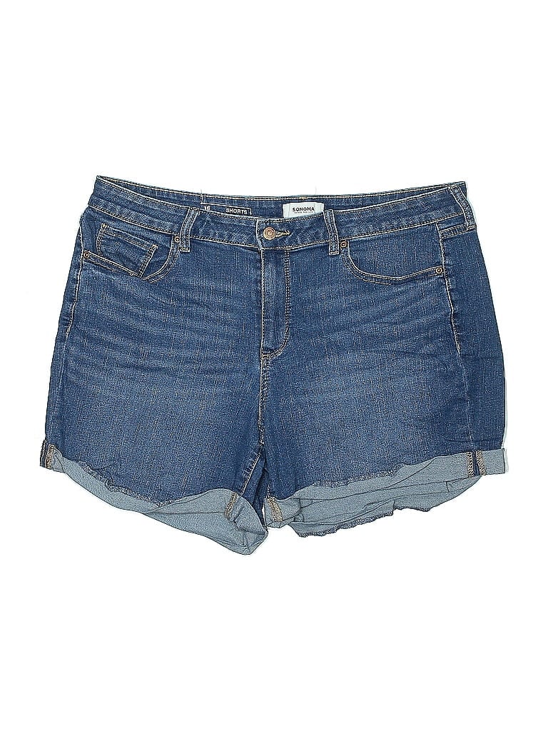 Pre-owned Sonoma Goods For Life Denim Shorts In Blue