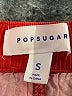 POPSUGAR 100% Rayon Hearts Red Shorts Size S - photo 3