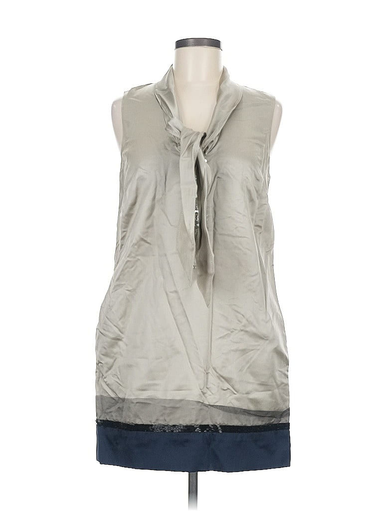 Pre-owned Lavender Label By Vera Wang Casual Dress In Gray
