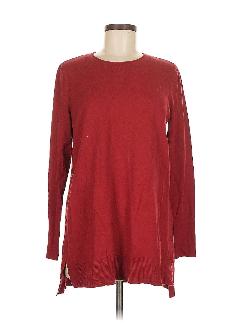 Click to view more detailed imagery on our partner's website Pre-owned Jjill Pullover Sweater In Red