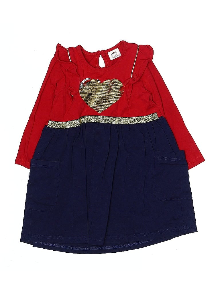 Pre-owned Unbranded Kids' Dress In Red