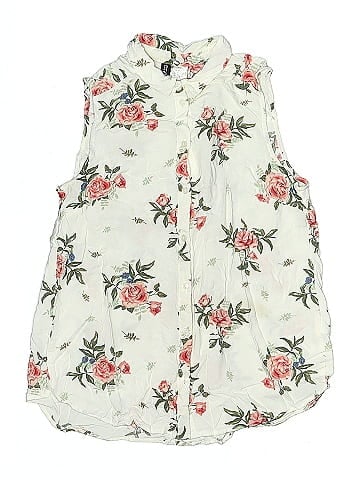 Divided by H&M Sleeveless Button-Down Shirt (view 1)