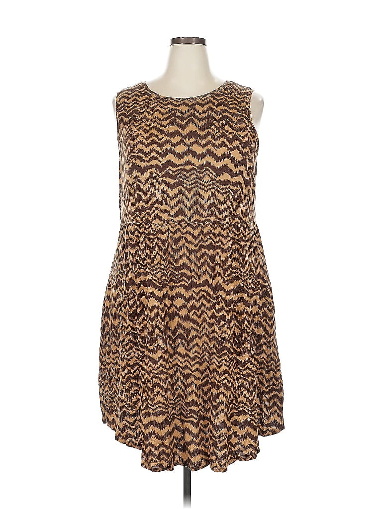 Click to view more detailed imagery on our partner's website Pre-owned 24/7 Maurices Casual Dress In Brown