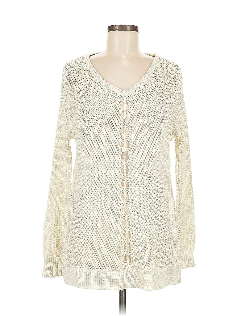 Pre-owned O'neill Pullover Sweater In White