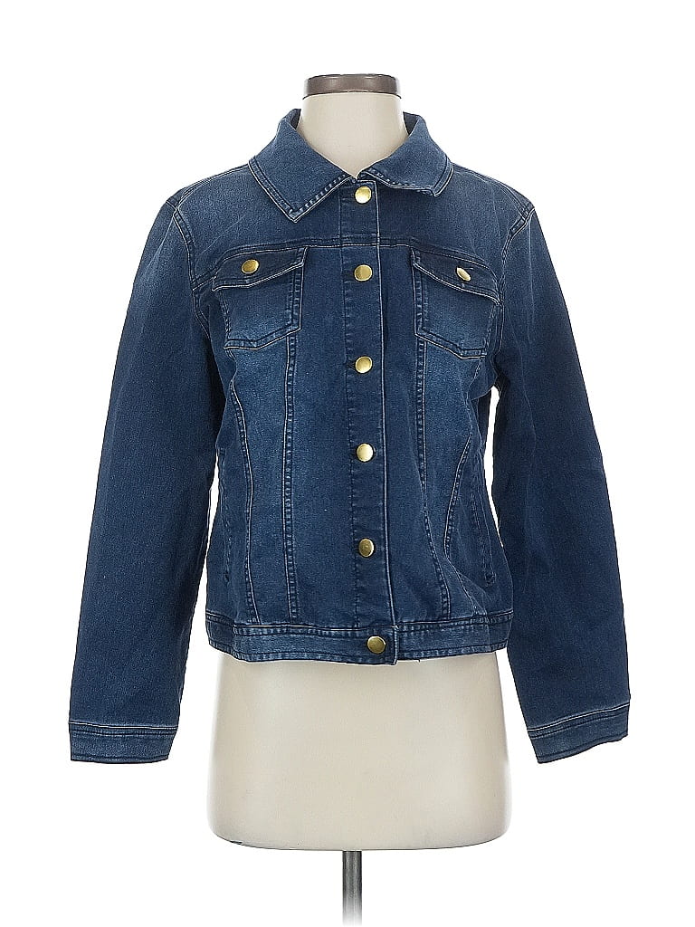 Click to view more detailed imagery on our partner's website Pre-owned Iman Denim Jacket In Blue