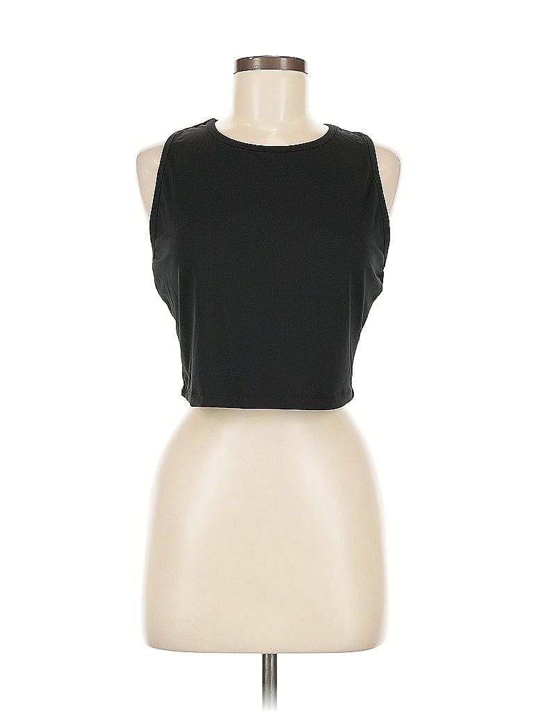 Pre-owned Asos Design Sleeveless T-shirt In Black