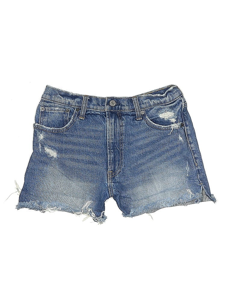 ABERCROMBIE & FITCH Pre-owned Denim Shorts In Blue