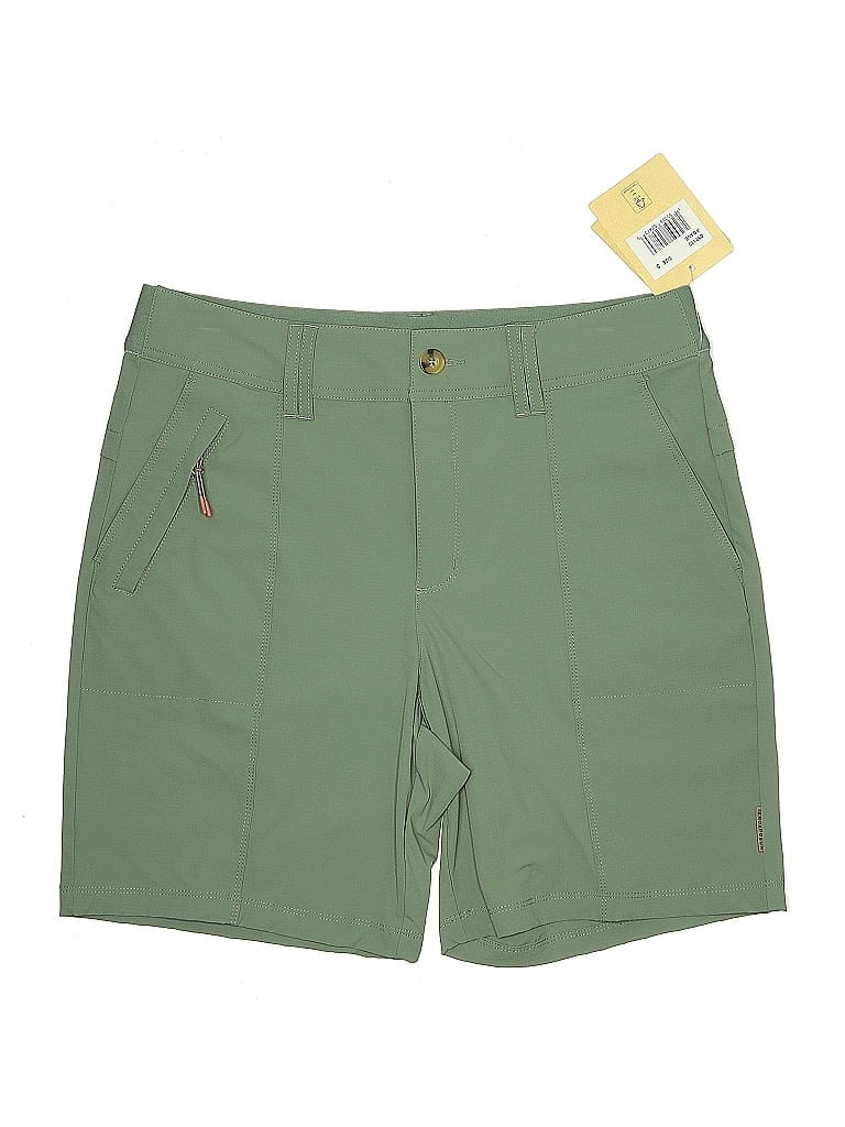 Pre-owned Zeroxposur Khaki Shorts In Green