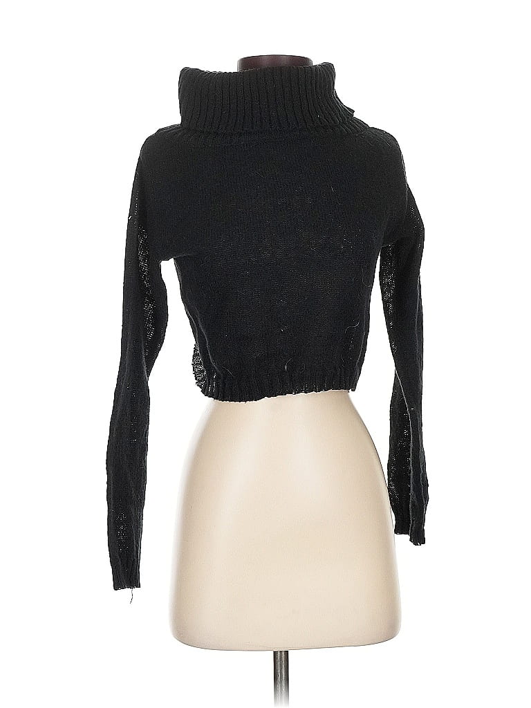 Pre-owned Shein Turtleneck Sweater In Black