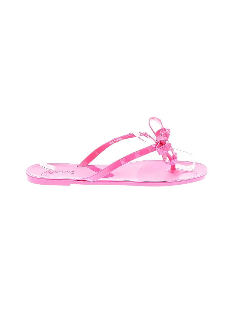Pre-owned Assorted Brands Sandals In Pink
