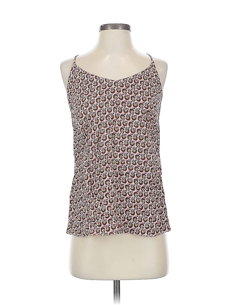 Pre-owned Cabi Tank Top Red Halter Neckline Tops