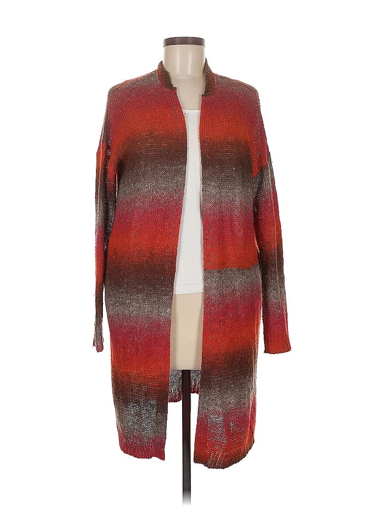 Pre-owned Altar'd State Cardigan Sweater In Red