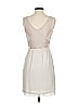 BCBGMAXAZRIA 100% Polyester Solid Ivory Cocktail Dress Size 2 - photo 2