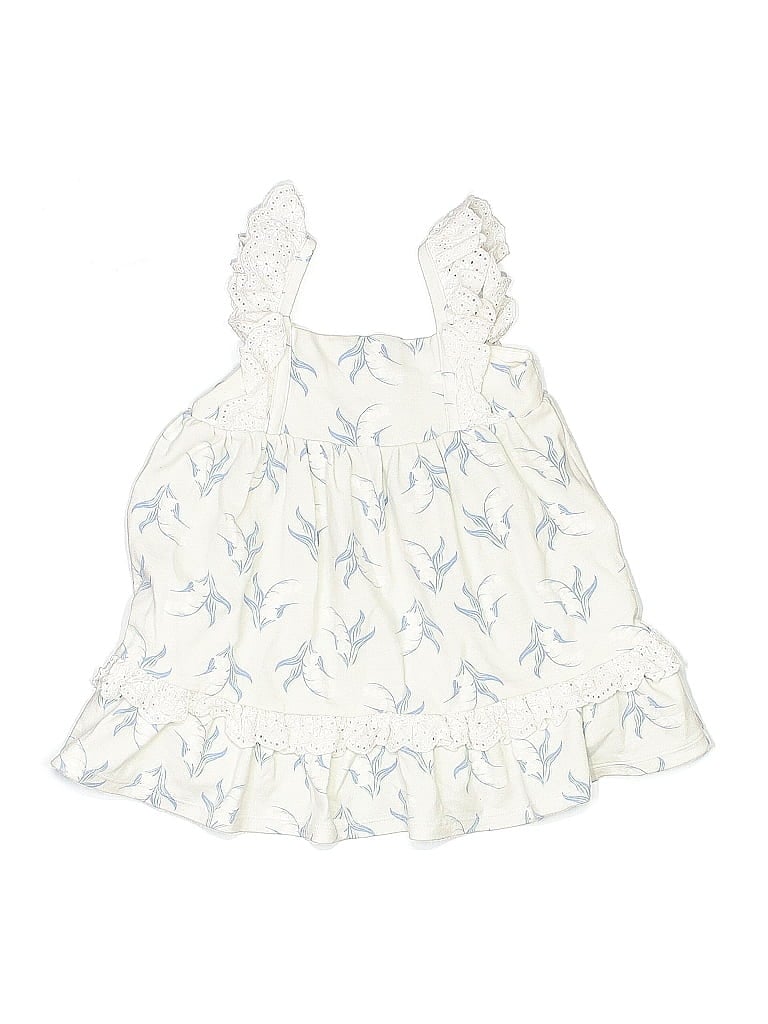Pre-owned Tommy Bahama Kids' Dress In White