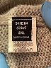 Shein Curve 100% Polyester Floral Gray Pullover Sweater Size 2X - photo 6