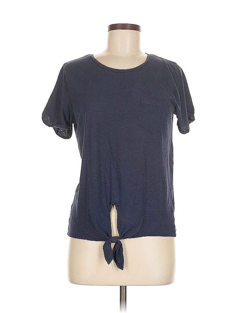 Pre-owned J.crew Factory Store Short Sleeve T-shirt In Blue