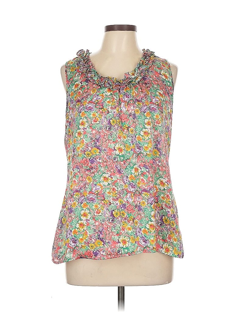 ELEMENTZ Pre-owned Tank Top Pink Halter Neckline Tops