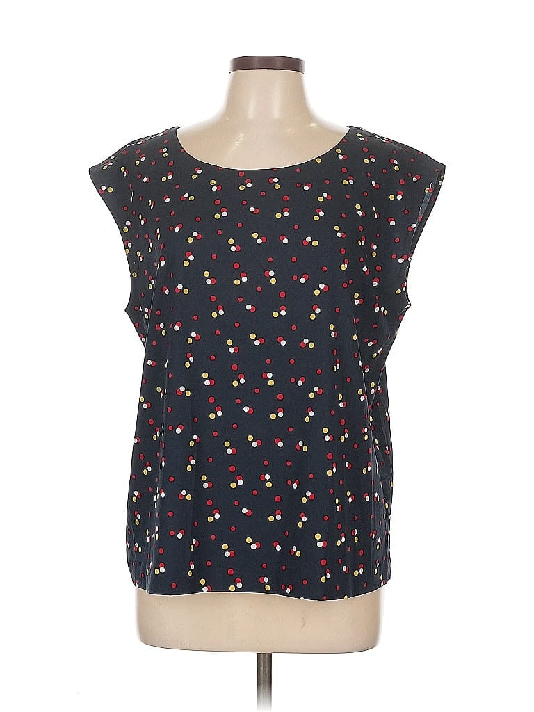 Pre-owned Tommy Hilfiger Sleeveless Blouse In Black