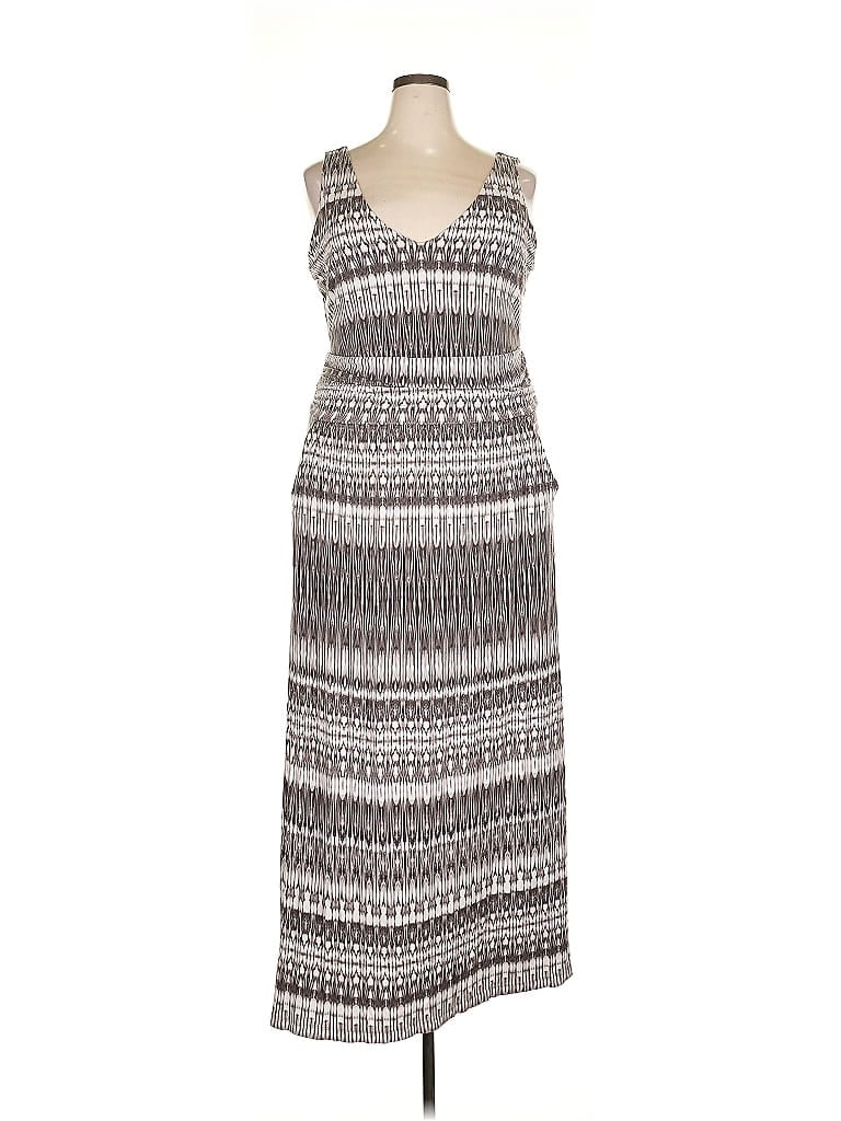 Pre-owned Cynthia Rowley Tjx Casual Dress In Gray