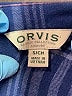 Orvis Plaid Blue Long Sleeve Button-Down Shirt Size S - photo 7