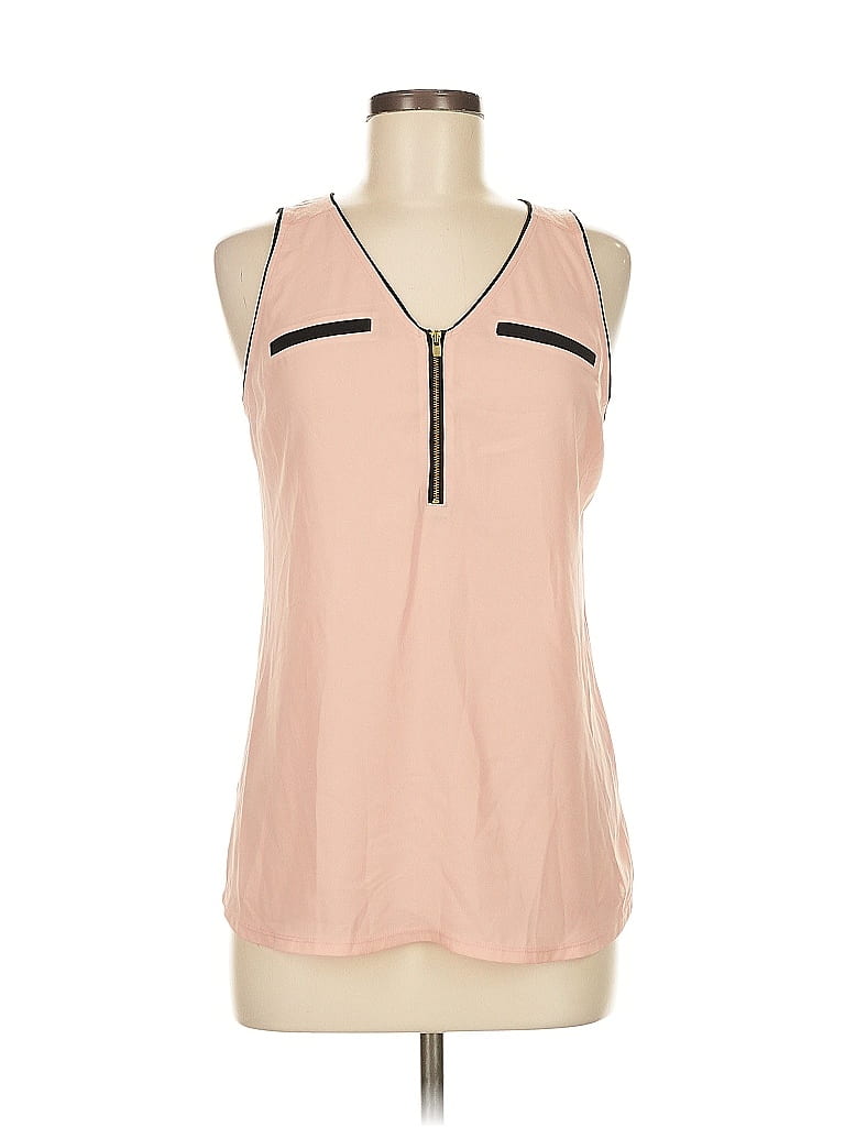 Pre-owned Express Outlet Sleeveless Blouse In Pink