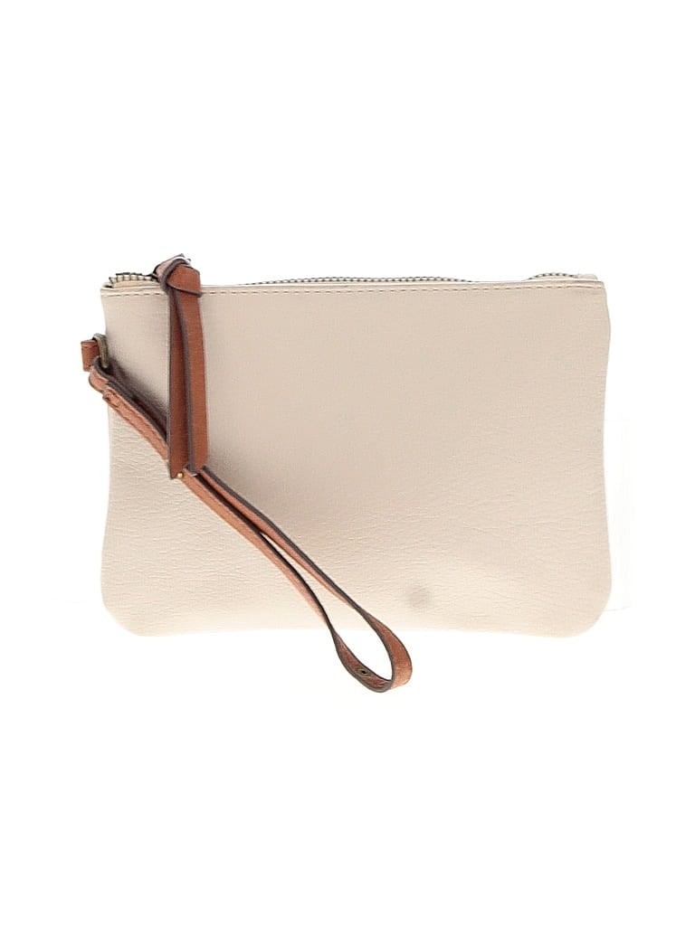 Pre-owned Unbranded Wristlet In White