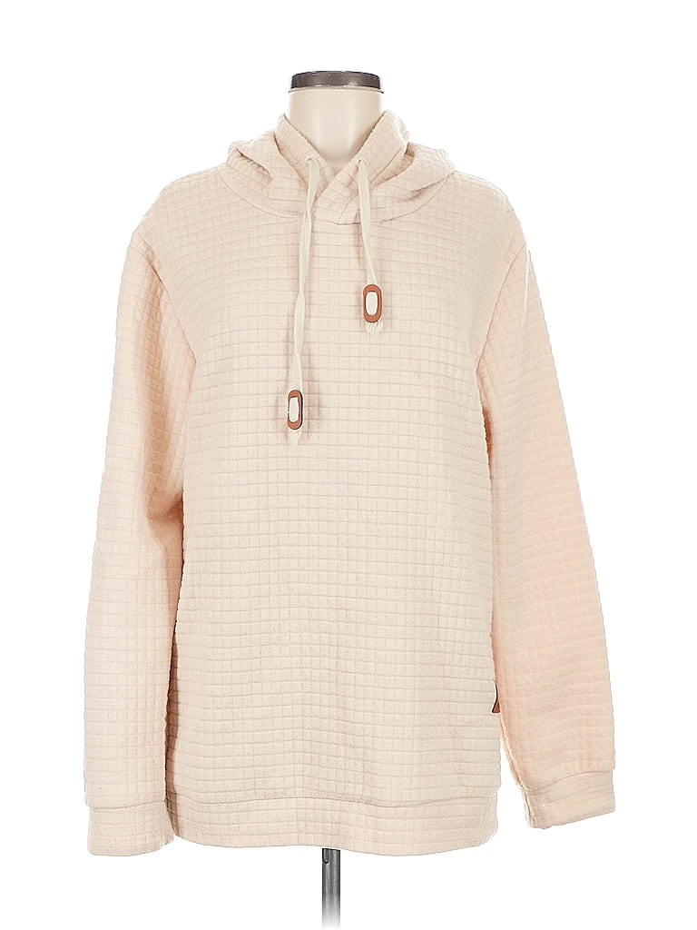 Pre-owned Assorted Brands Pullover Hoodie In Brown