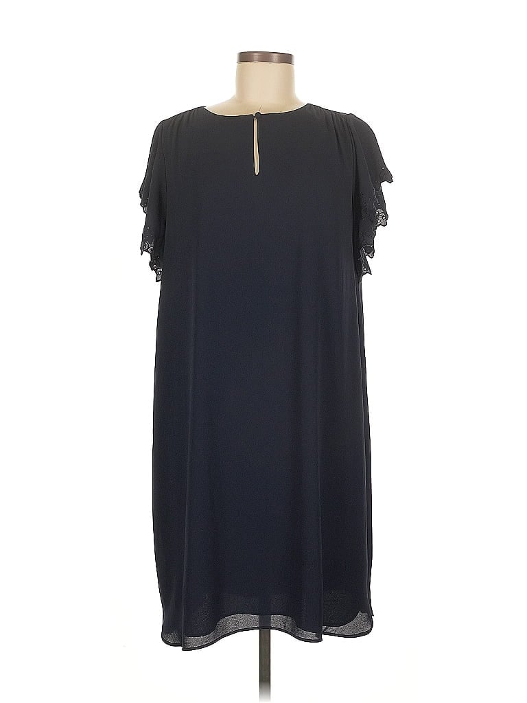 Pre-owned Ann Taylor Loft Casual Dress In Black