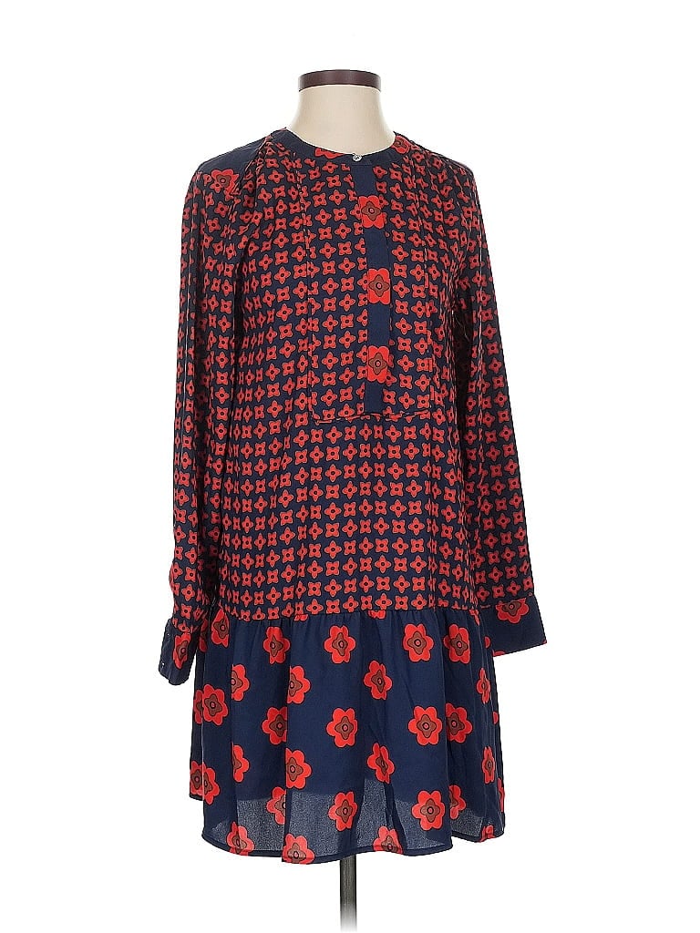 Pre-owned Ann Taylor Loft Casual Dress In Blue