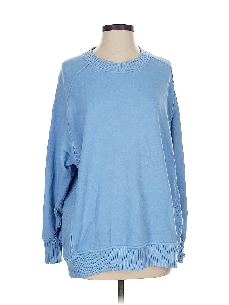 Pre-owned Aerie Pullover Sweater In Blue