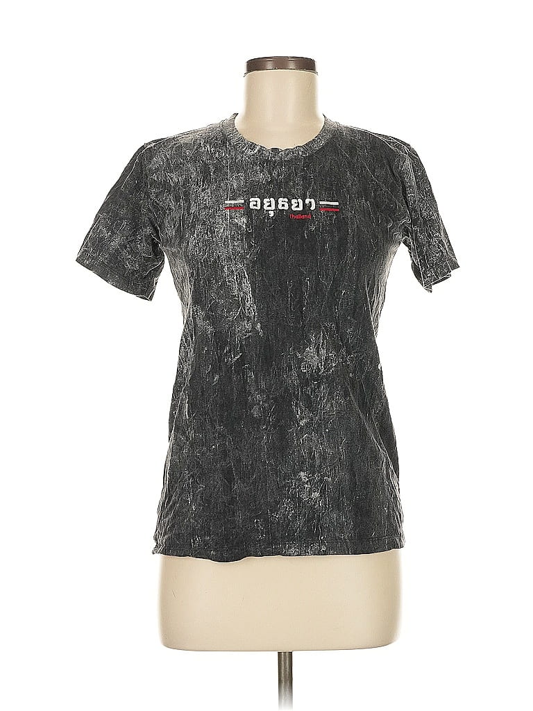 Pre-owned Unbranded Short Sleeve T-shirt In Gray