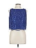 Alba Conde Blue Sleeveless Blouse Size EU 42 / US 12 - photo 1