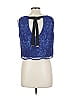 Alba Conde Blue Sleeveless Blouse Size EU 42 / US 12 - photo 2