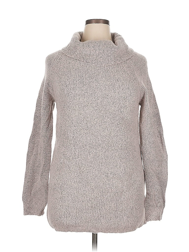 Pre-owned Pink Clover Turtleneck Sweater In Silver