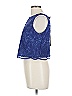 Alba Conde Blue Sleeveless Blouse Size EU 42 / US 12 - photo 5