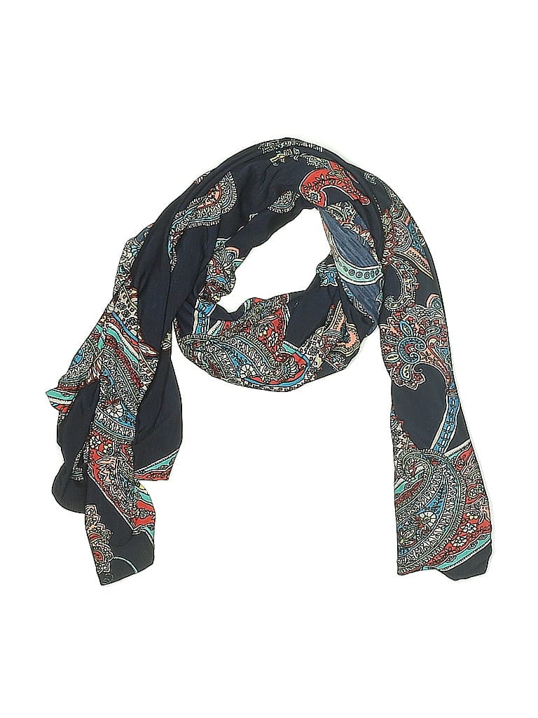 Pre-owned Assorted Brands Scarf In Blue