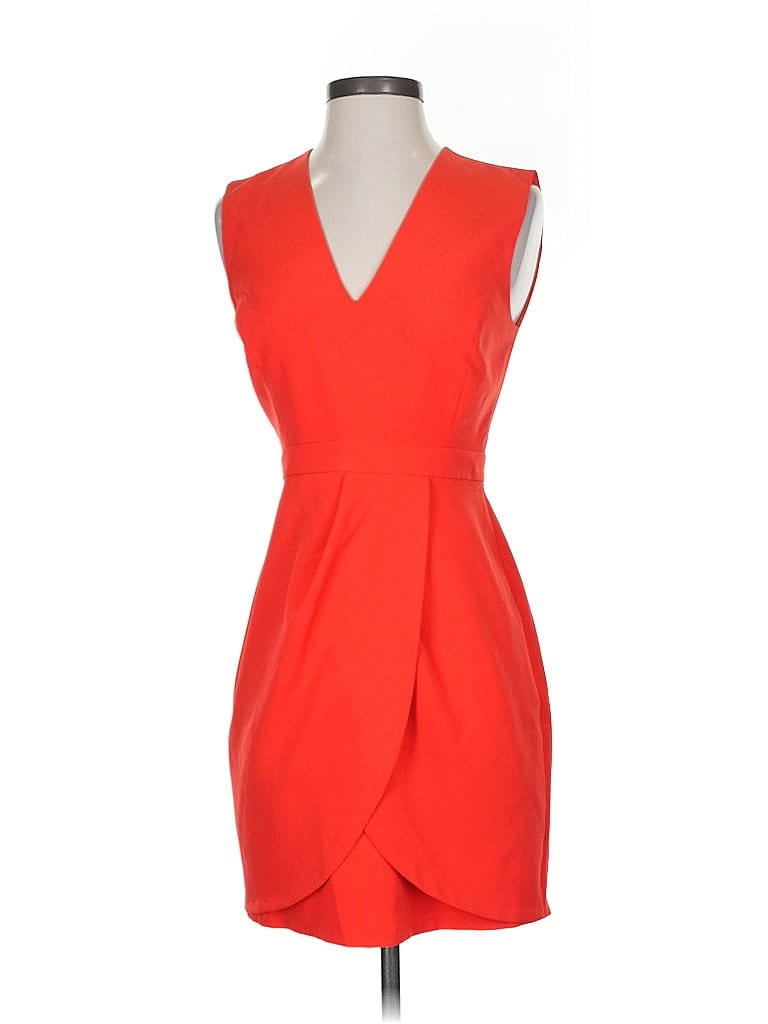 Pre-owned Bcbgmaxazria Cocktail Dress In Red