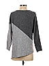 Market and Spruce Color Block Gray Pullover Sweater Size S - photo 2