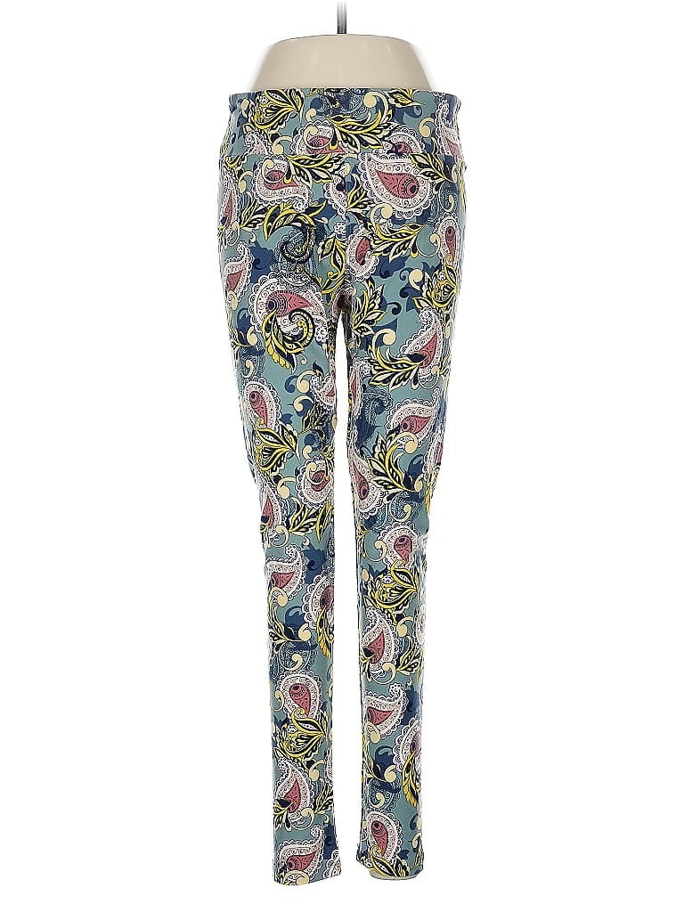 Pre-owned Lularoe Casual Pants In Yellow