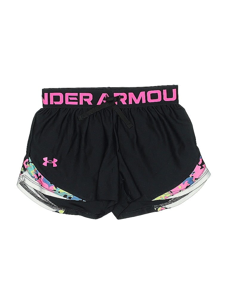 Click to view more detailed imagery on our partner's website Pre-owned Under Armour Kids' Athletic Shorts In Black