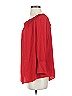 Gibson Latimer 100% Polyester Red 3/4 Sleeve Blouse Size S - photo 5