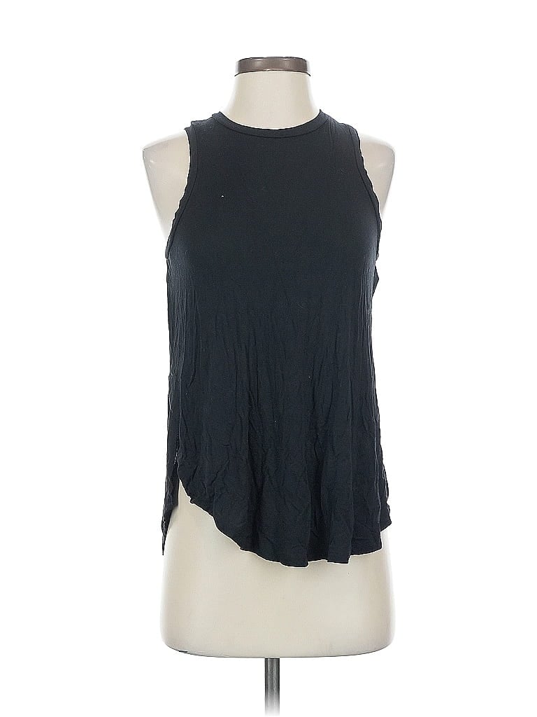 Pre-owned Hollister Sleeveless T-shirt In Black