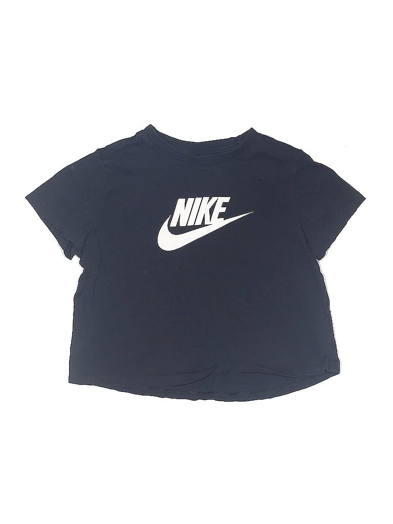 Click to view more detailed imagery on our partner's website Pre-owned Nike Kids' Short Sleeve T-shirt In Blue