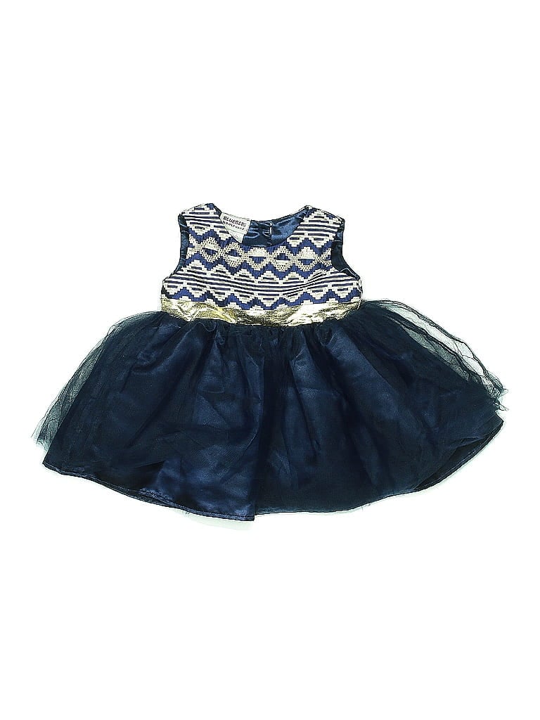 Pre-owned Blueberi Boulevard Babies' Dress In Blue